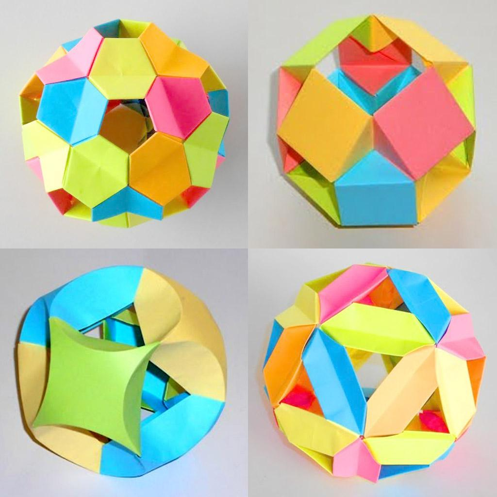 Origami Sphere Easy 4 Origami Paper Balls