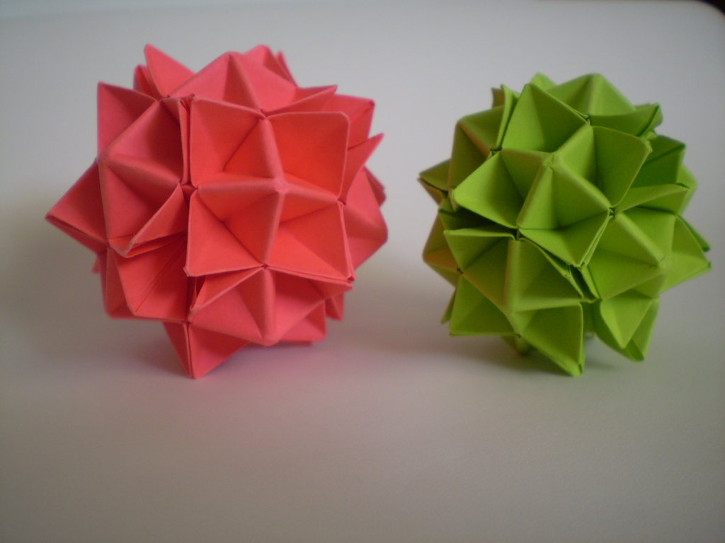 Origami Sphere Easy 6 Piece Origami Ball