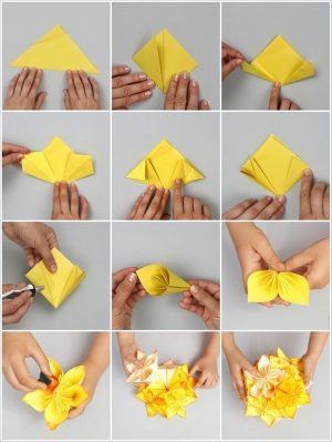 Origami Sphere Easy Flower Craft Lessons