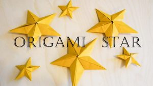 Origami Star Decorations Christmas Decoration Origami Star