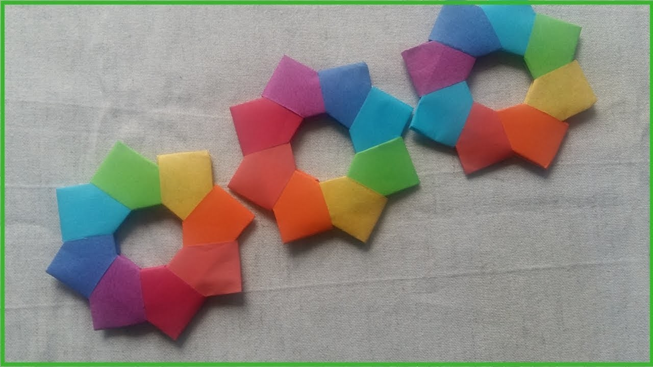 Origami Star Decorations Paper Christmas Decorations How To Make A Christmas Wreath Easy