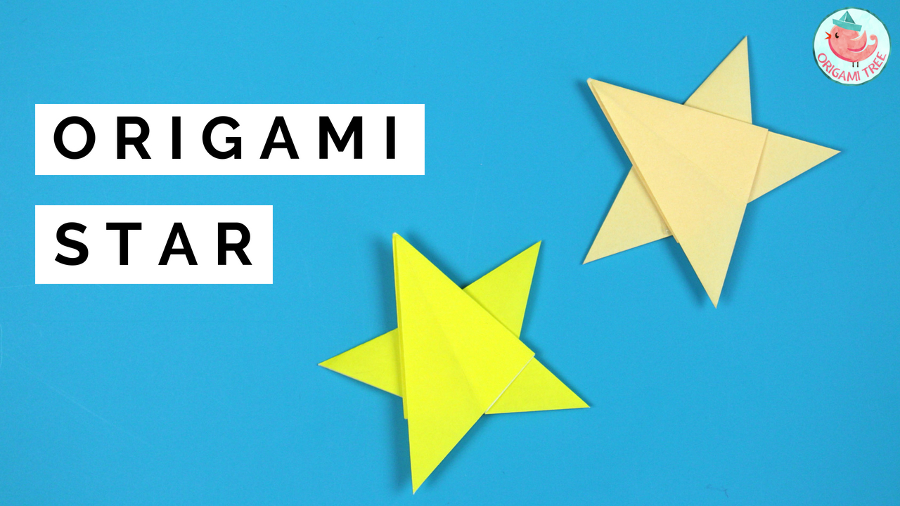 Origami Star How To 2d Origami Star Origamitree