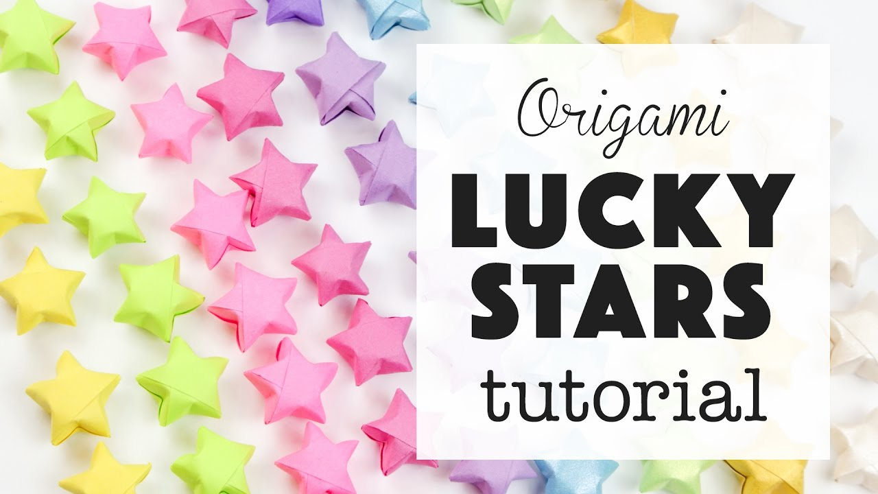 Origami Star How To Make How To Make Lucky Paper Stars 7 Steps With Pictures Wikihow