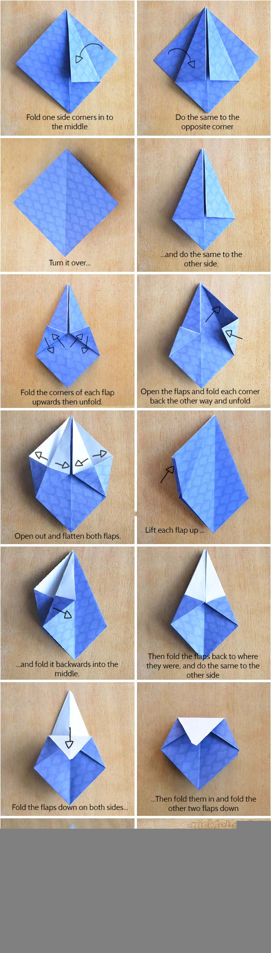 Origami Star How To Make Origami Star Boxes With Printable Origami Paper Picklebums