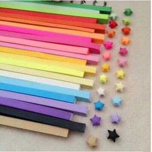 Origami Star Paper Strips 380pcs Wholesale Colorful Handcraft Origami Lucky Star Paper Strips Paper Origami Home Wedding Decoration