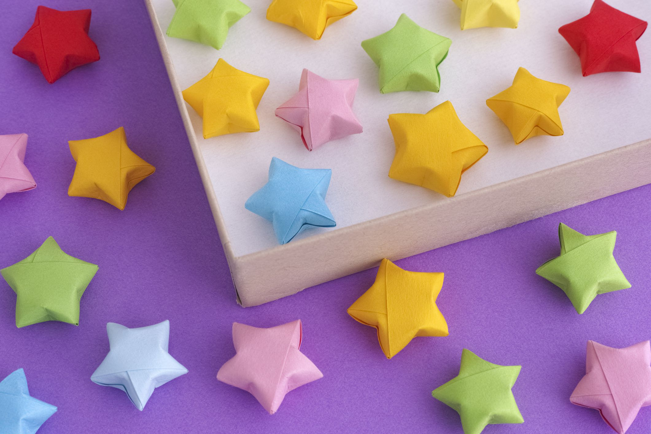 Origami Star Paper Strips How To Make Origami Lucky Stars