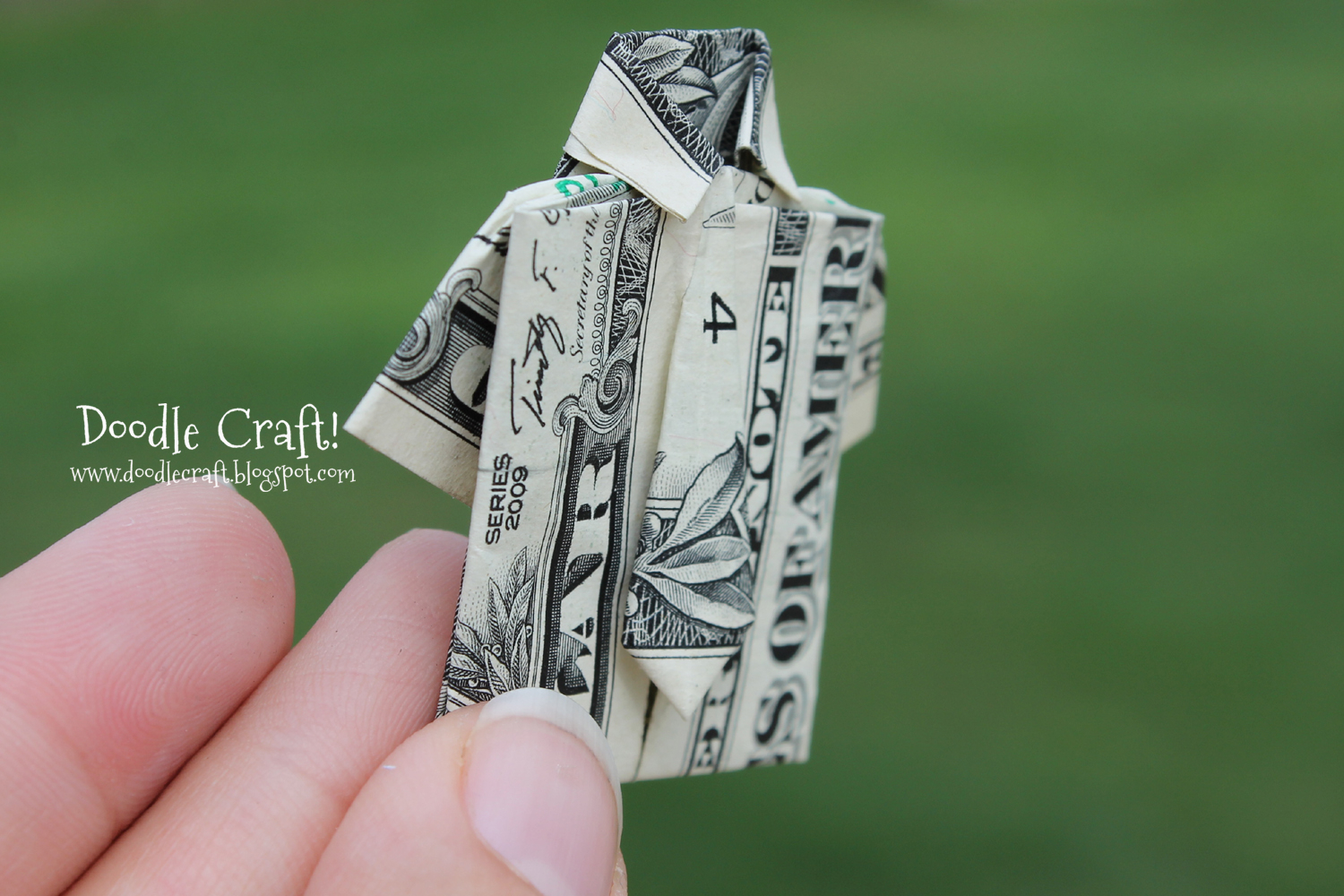 Origami T Shirt With Tie Origami Money Folding Shirt And Tie