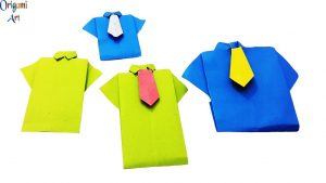 Origami T Shirt With Tie Origami Shirt And Tie Instructions Easy Diy Paper Shirt Tutorial For Children