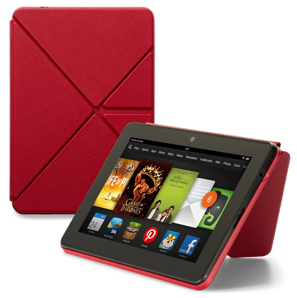 Origami Tablet Case First Look Amazons Kindle Fire Origami Stand In Action Geekwire