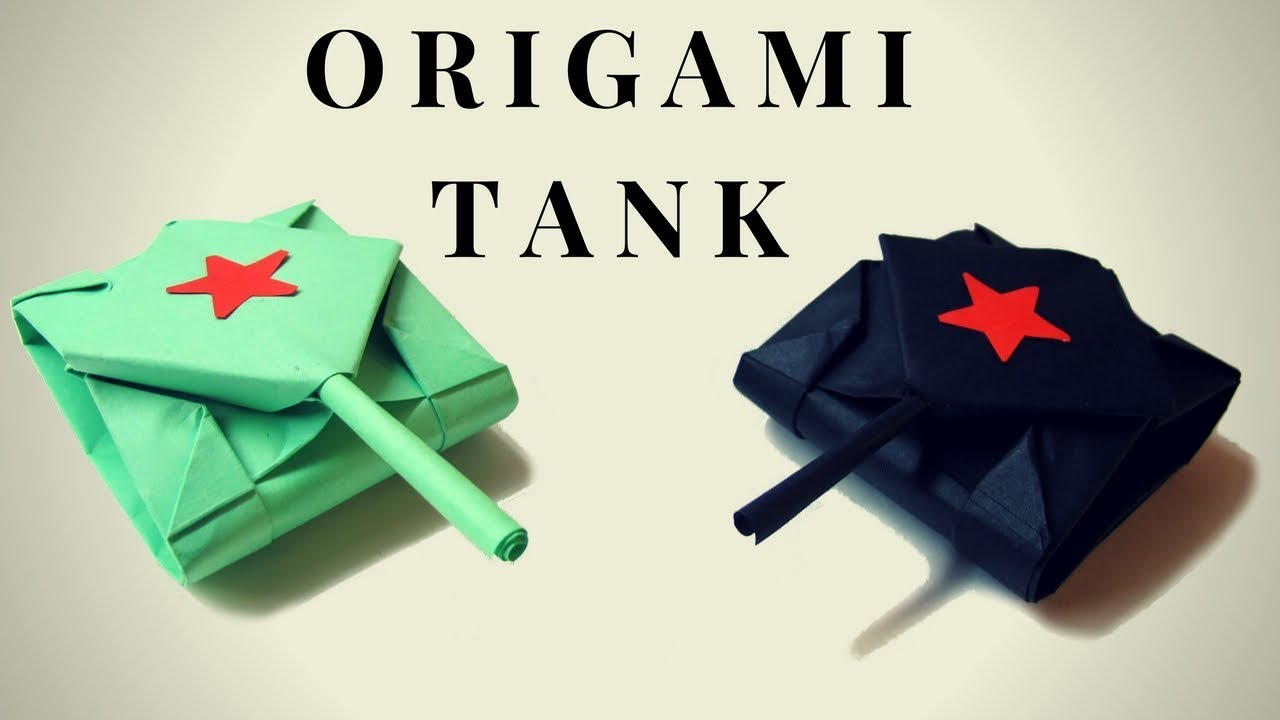 Origami Tank Instructions Origami Tank How To Make A Paper Tank Tiutorial Best Paper Tank