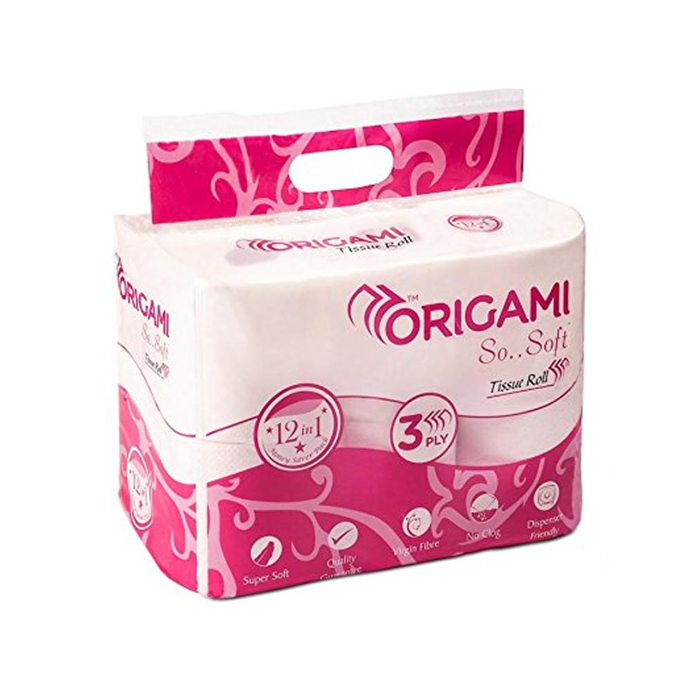 Origami Toilet Paper Origami So Soft 3 Ply Toilet Tissue 160 Pulls Pack Of 12