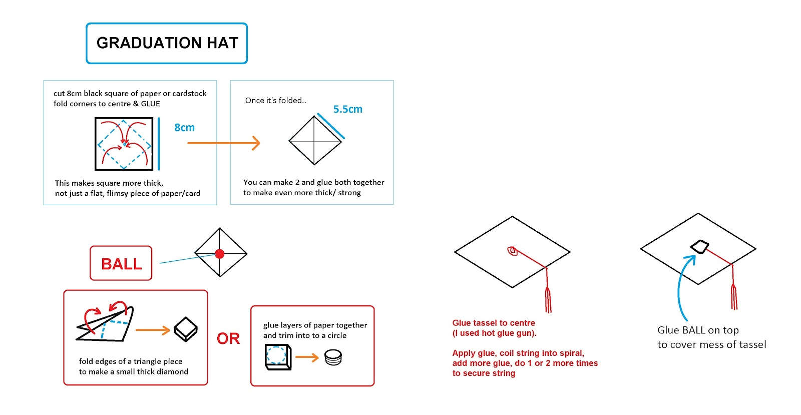 Origami Top Hat Instructions Jewellia Handicrafts 3d Origami Diagram Graduation Bears