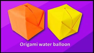 Origami Water Balloon How To Make Easy Origami Water Balloon Paper Folding Art Coco Artcraft
