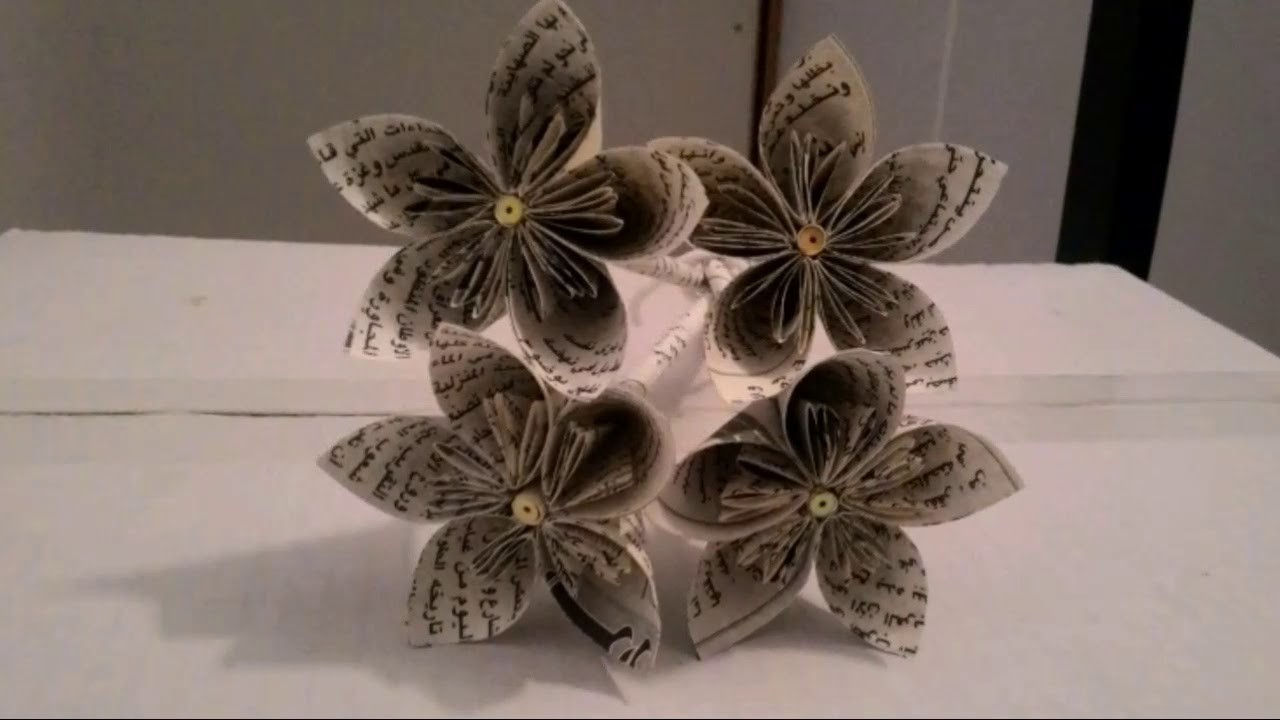 Origami Wedding Centerpieces Origami Kusudama Flowereasy Simple Stepdiy Wedding Centerpieces