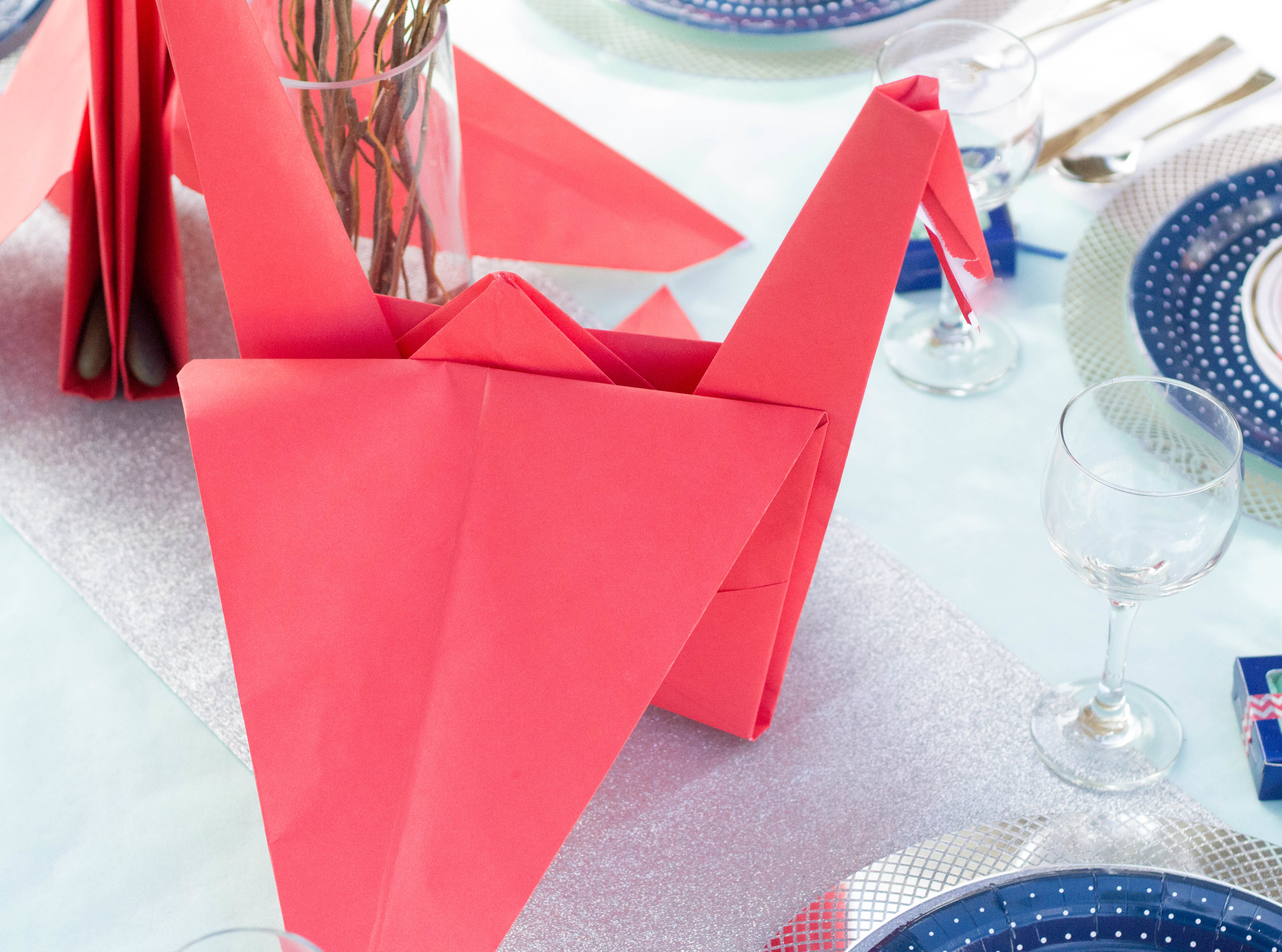 Origami Wedding Centerpieces Origami Themed Wedding Table And Centerpiece Ideas Fun365