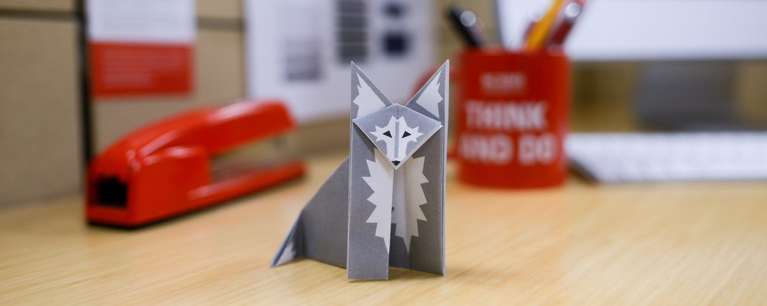 Origami Wolf Tutorial Make Your Own Origami Wolf Accolades Nc State University