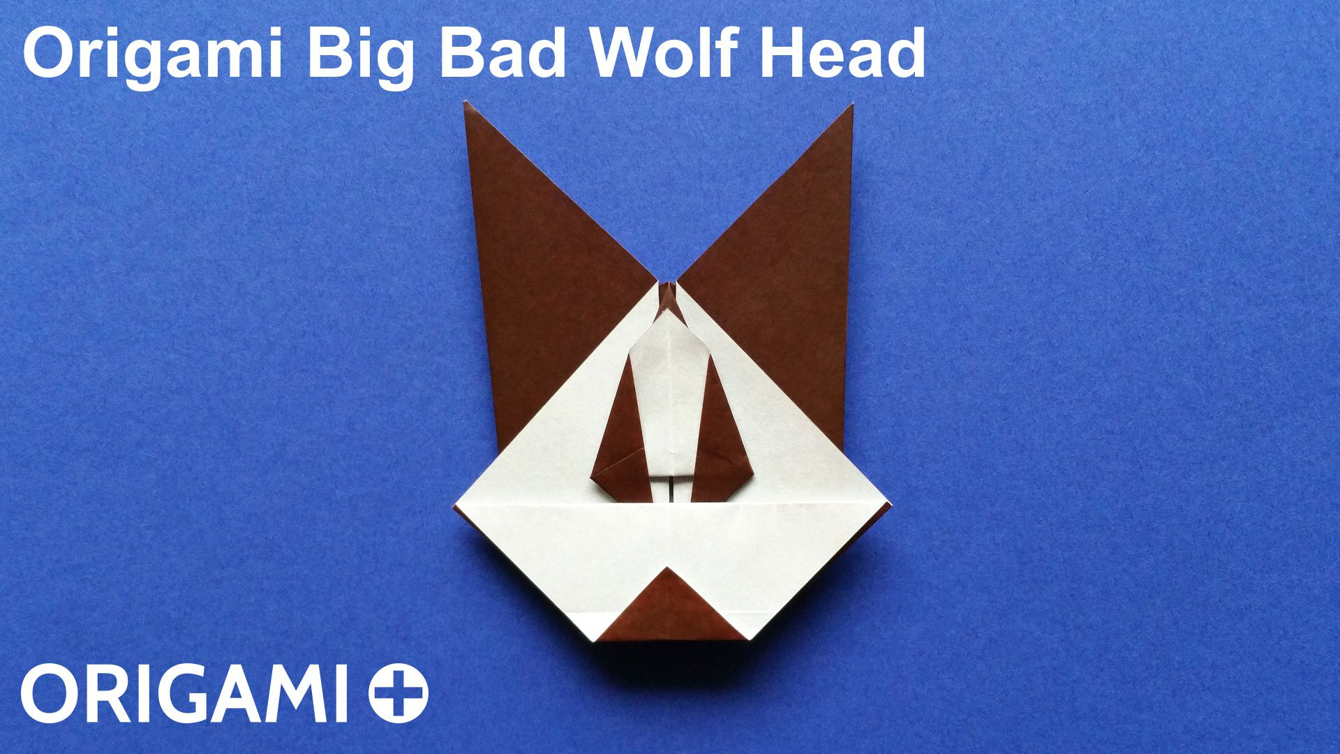 Origami Wolf Tutorial Origami Big Bad Wolf Head