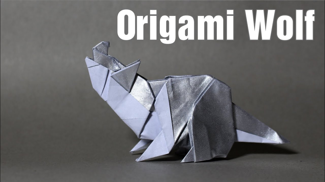 Origami Wolf Tutorial Origami Chibi Wolf Tutorial Diy Henry Phm
