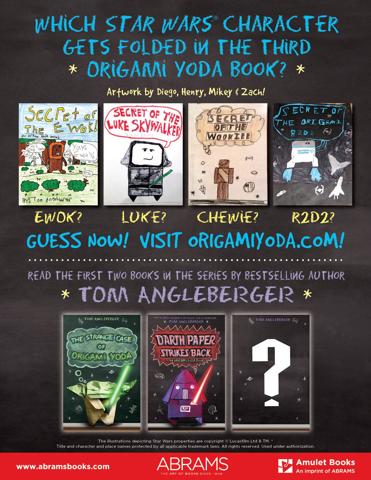 Origami Yoda The Movie Origami Yoda 3 Who Will Be The Cover Star Make Your Guess Now