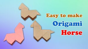 Owl Origami Easy How To Craft An Origami Horse Instructions Fold Paper Horse With Easy Origami Owl Step Step