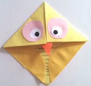 Owl Origami Easy How To Make An Easy Paper Owl Bookmark Imagine Forest