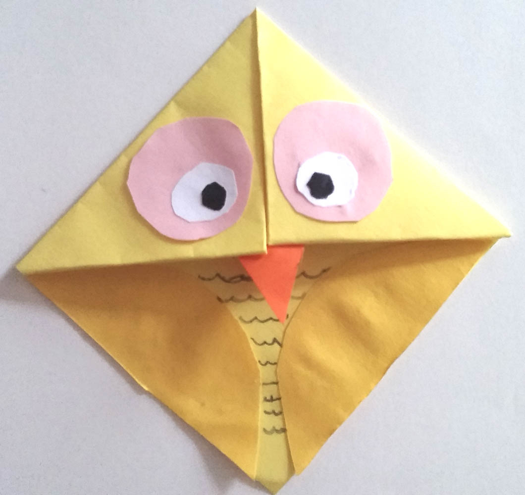Owl Origami Easy How To Make An Easy Paper Owl Bookmark Imagine Forest