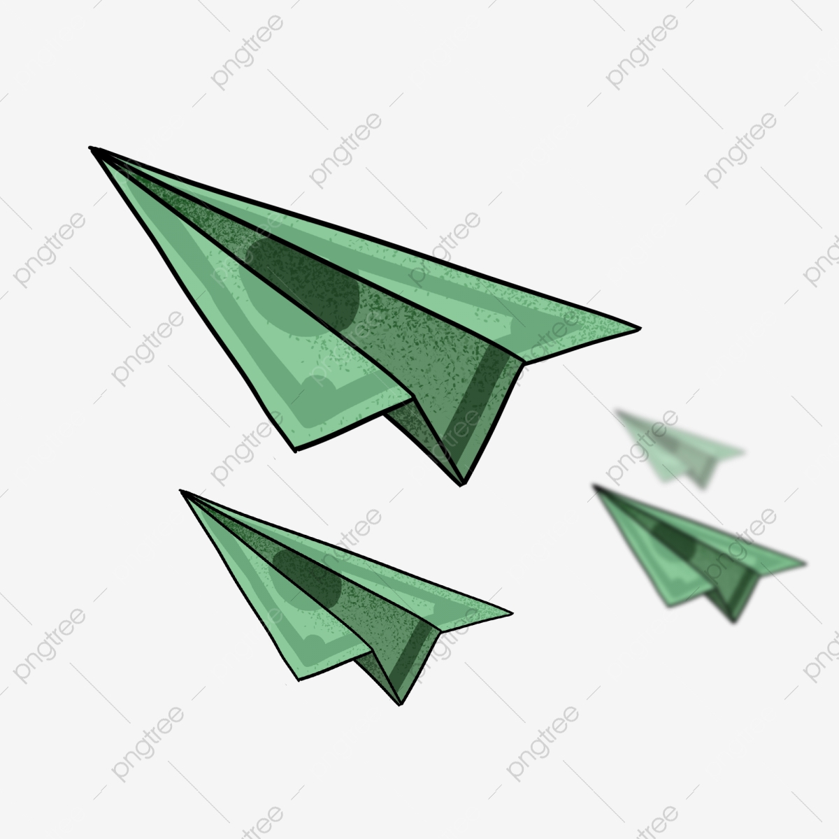 Paper Airplane Origami Aircraft Paper Plane Cartoon Airplane Origami Hand Drawn Airplane