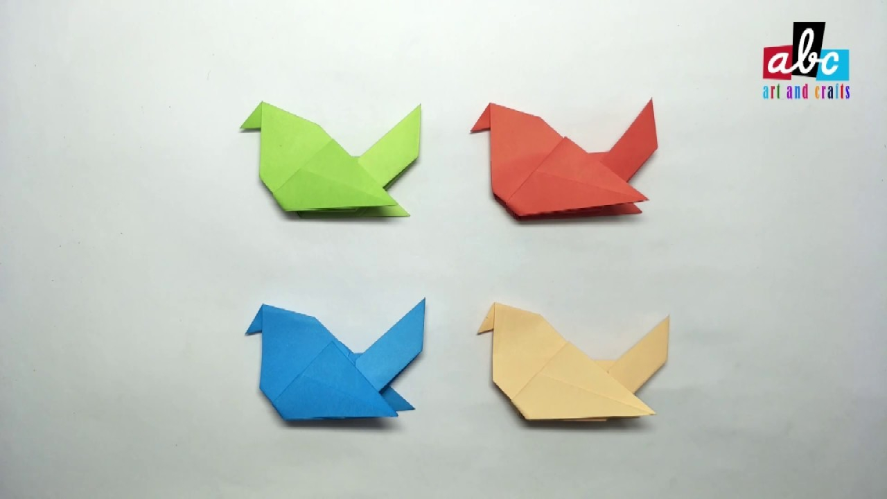 Paper Bird Origami How To Make Origami Paper Bird