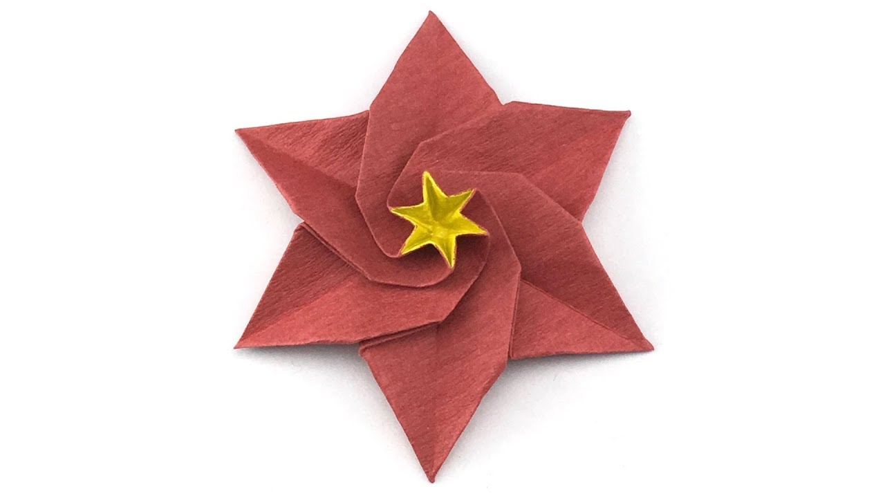 Paper Flower Origami 3D Model How To Make Origami Paper Flowers