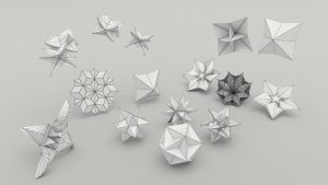 Paper Flower Origami 3D Model Origami Flower 3d Model In Other 3dexport