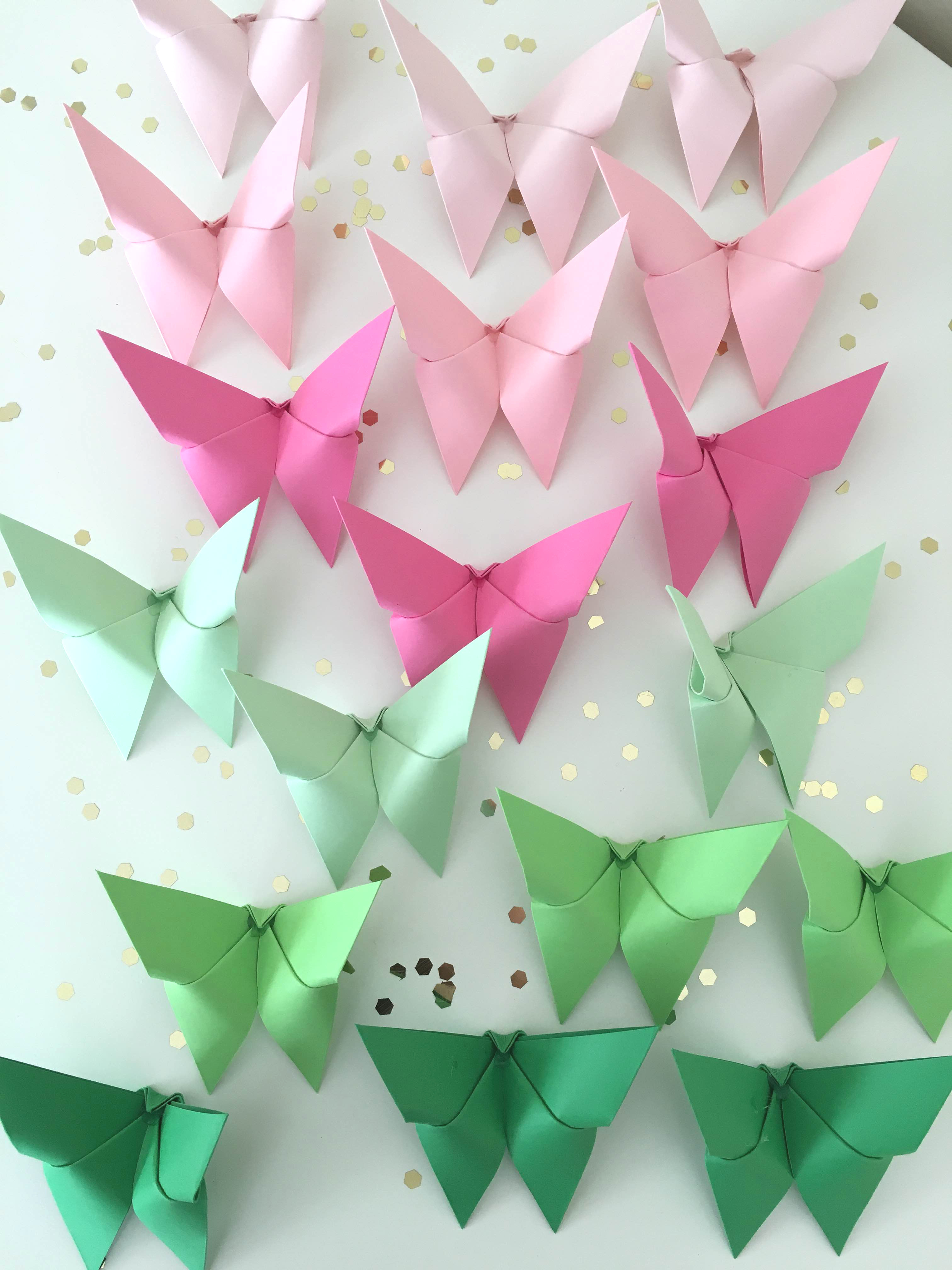 Paper Origami Blog Glam Origami Butterfly Chandelier Catch My Party