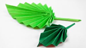 Paper Origami Designs Origami Leaf Paperleaves Diy Design Craft Making Tutorial Easy Cutting From Paper Step Step