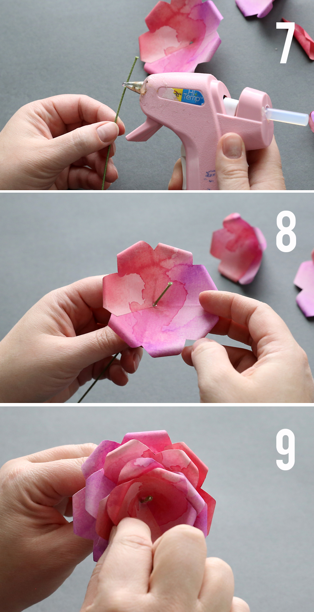 Paper Rose Origami Make Gorgeous Paper Roses With This Free Paper Rose Template Its