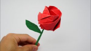 Paper Rose Origami Origami Rose Jo Nakashima