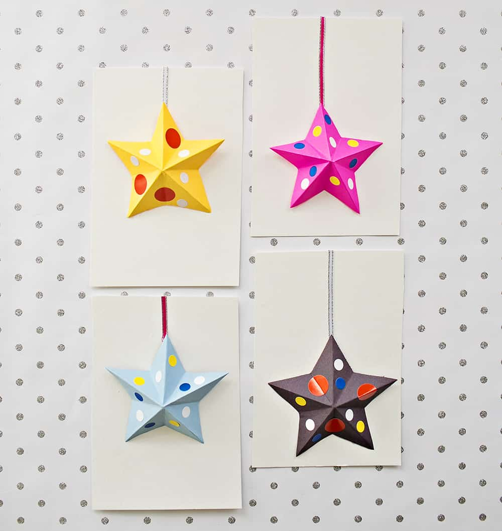Paper Star Origami Diy Origami Paper Star Cards Kids Can Make