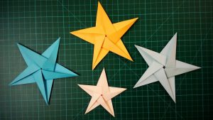 Paper Star Origami Origami Star Paper Stars How To Perfectly Fold An Origami Paper Star Diy Paper Star