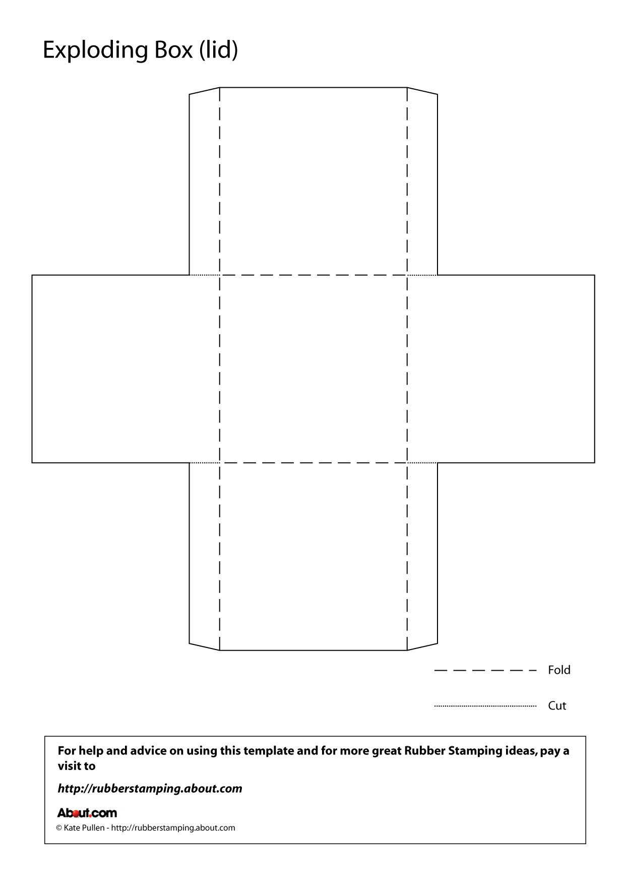 Printable Origami Box Instructions Make An Exploding Box With This Free Printable Template