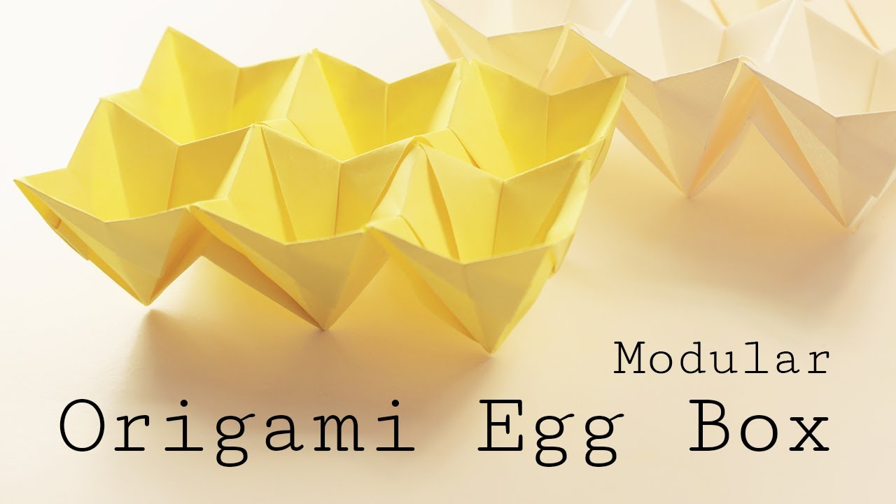 Printable Origami Box Instructions Origami Egg Box Tutorial Paper Kawaii