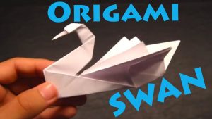 Printer Paper Origami How To Make An Origami Swan Intermediate Robs World