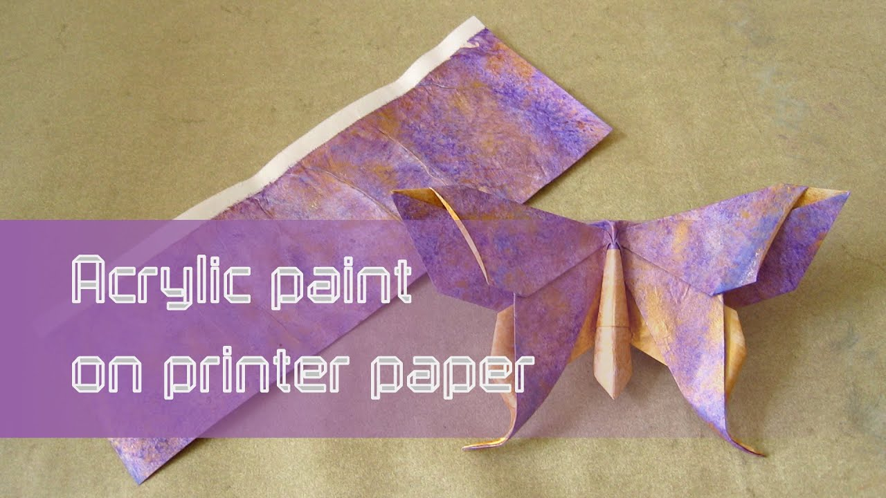 Printer Paper Origami Origami Paper Instructions Acrylic Paint On Printer Paper