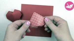 Puffy Heart Origami Origami Puffy Heart Instructions 3d Paper Heart Diy