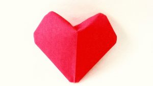 Puffy Heart Origami Origami Puffy Heart Instructions 3d Paper Heart Diy Valentines Day Ideas