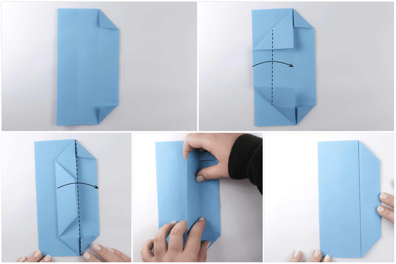 Rectangle Origami Paper Easy Rectangle Origami Box Instructions