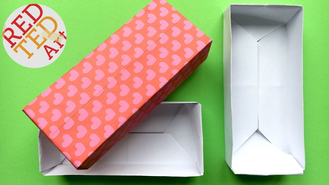 Rectangle Origami Paper Easy Rectangular Origami Box Paper Crafts Crafts Basics
