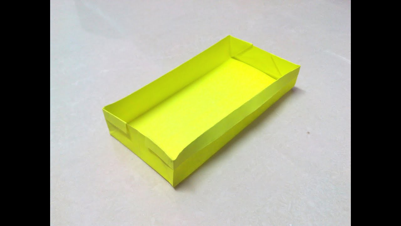 Rectangle Origami Paper How To Make A Rectangular Origami Box