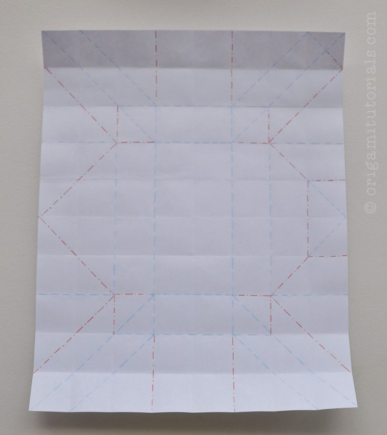 Rectangle Origami Paper One Sheet Rectangular Origami Box Origami ...
