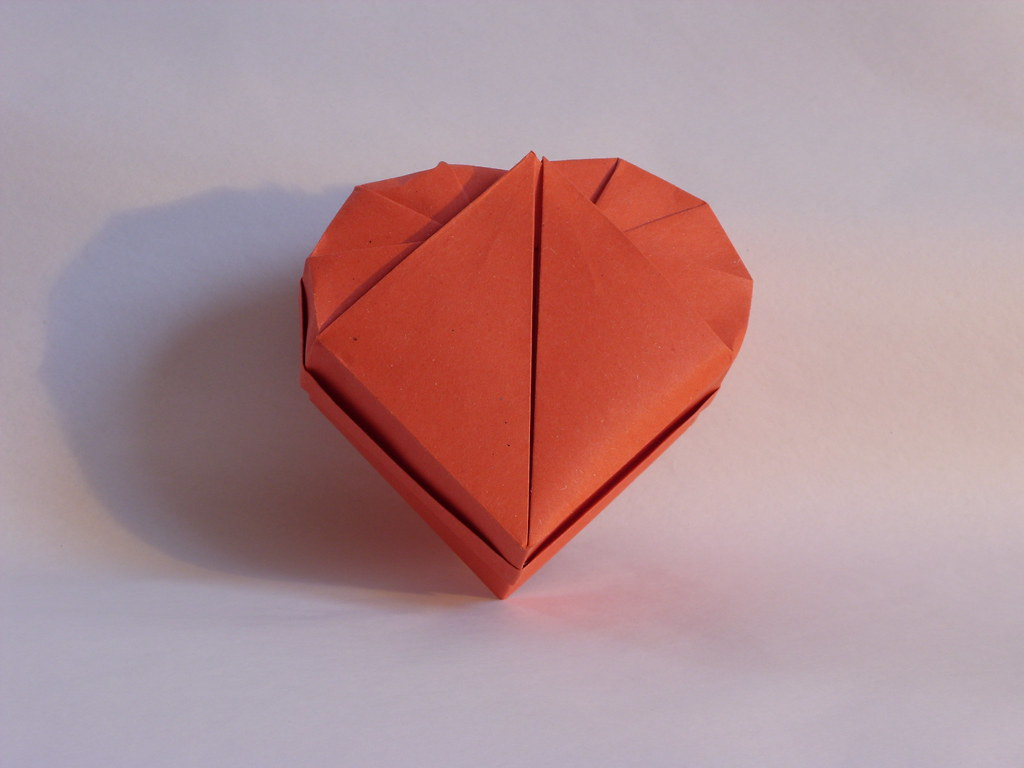 Robin Glynn Origami Heart Box Robin Glynn Model Heart Box Robin Glynn Pap Flickr