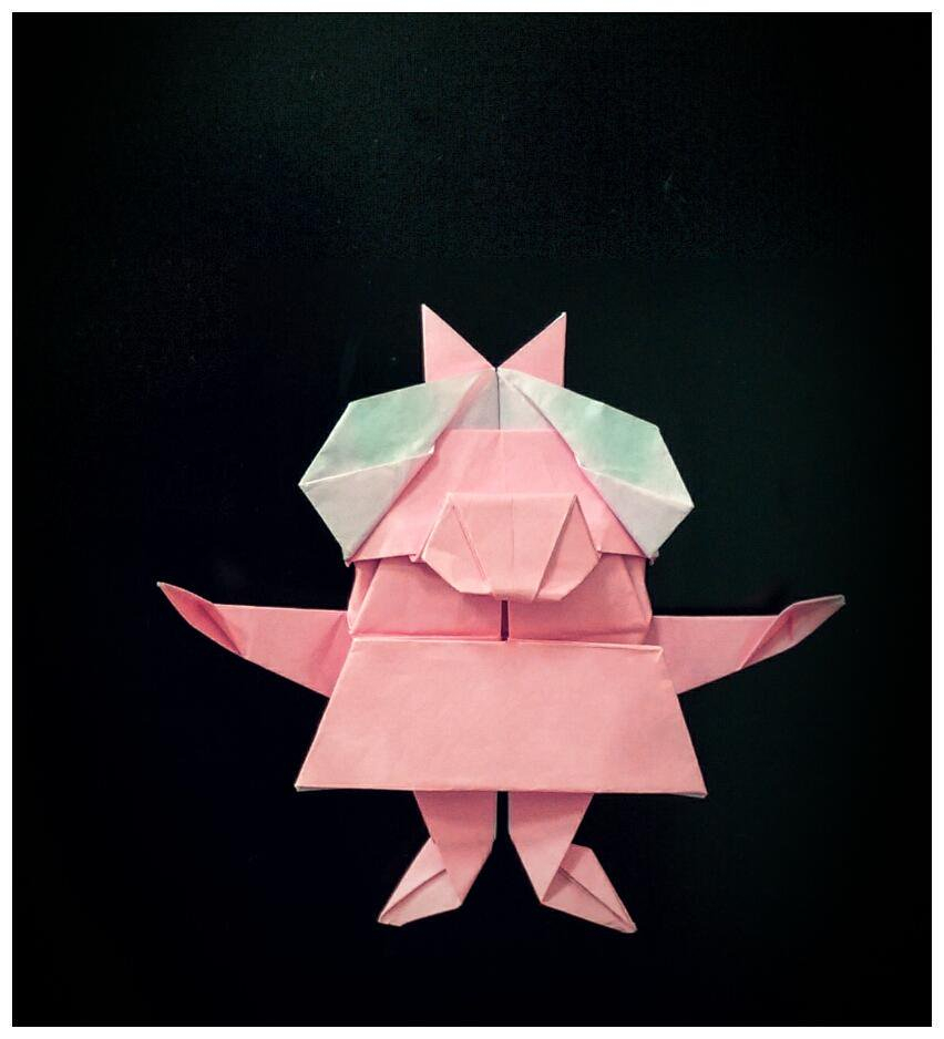 Robin Glynn Origami Origami Nick On Twitter Folded Miss Piggy Robin Glynn No Idea