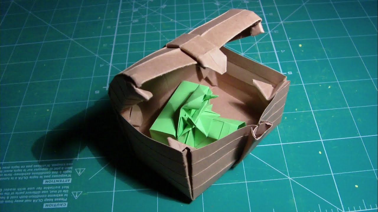 Robin Glynn Origami Tutorial Origami Treasure Chest Robin Glynn