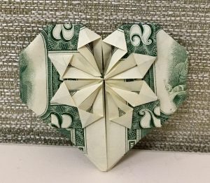 Shirt And Tie Money Origami Money Heart Or Money Shirt With Tie Origami Your Choice Of One Dollar Or Two Dollar Bill